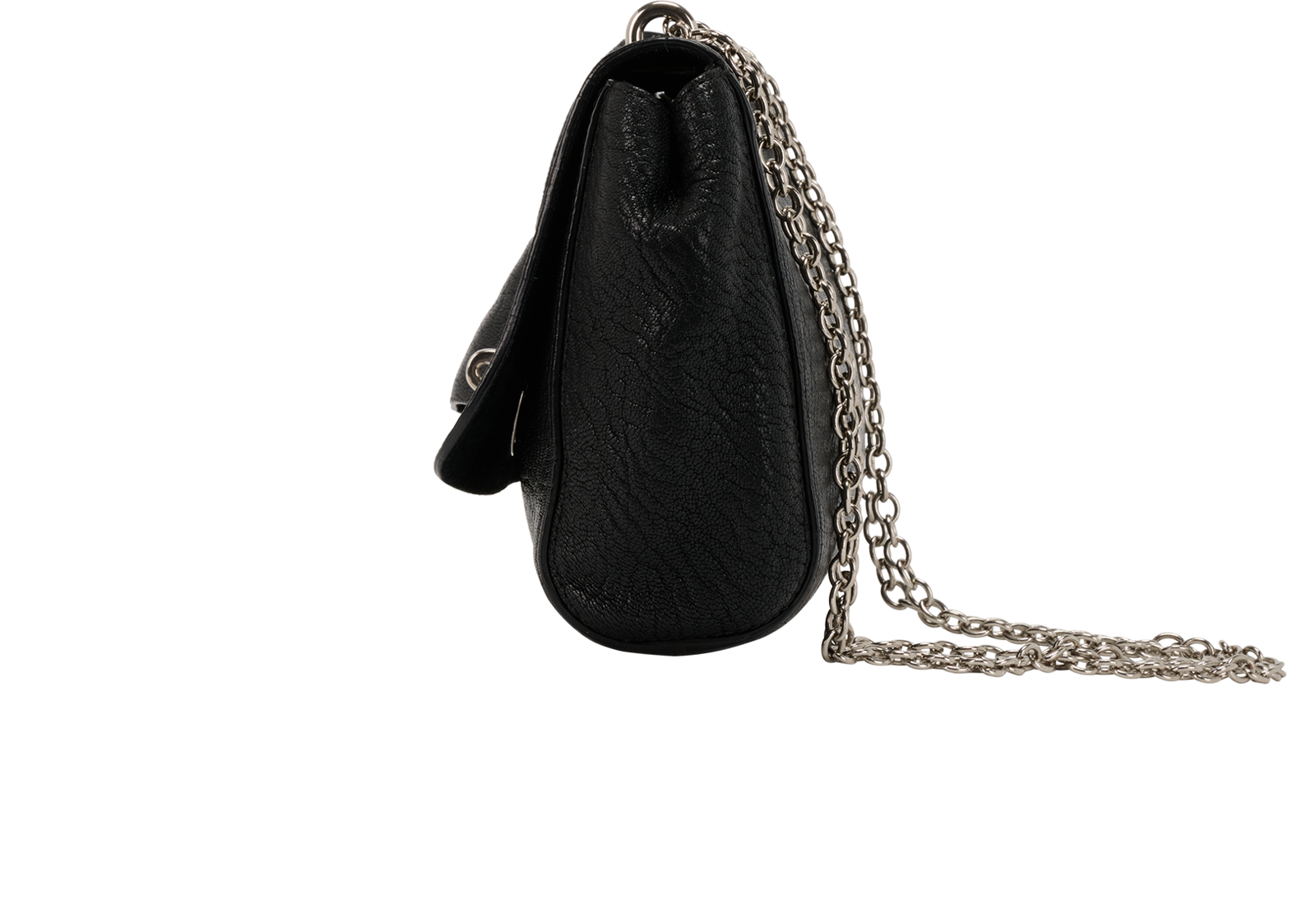Lily Crossbody, &pound;350, Handbags, Black, Leather, Bottom view